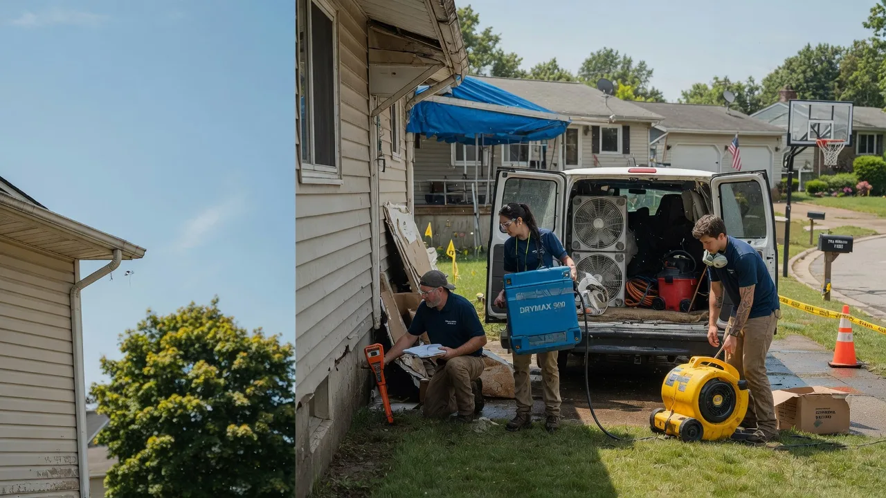 Ceiling Leak Cleanup in South Lyon, MI near me