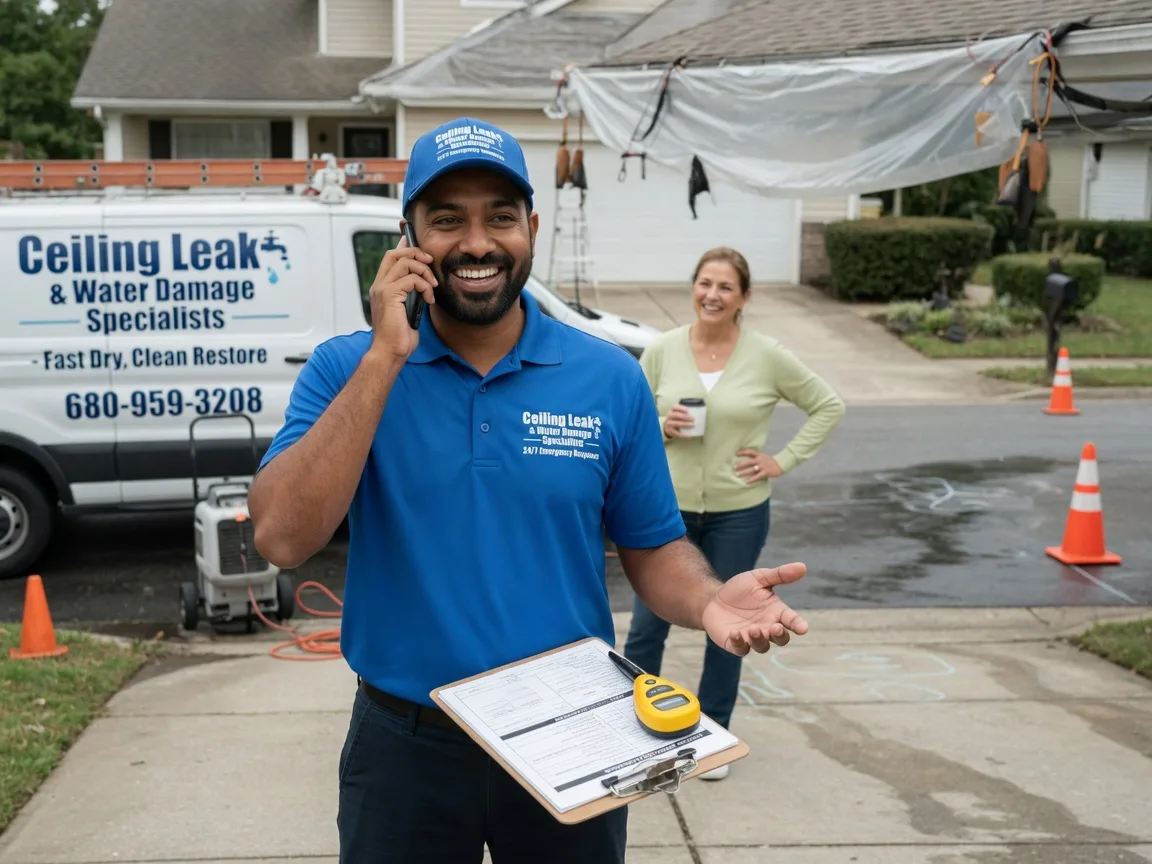 Ceiling Leak Cleanup South Lyon, MI FAQs